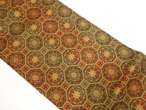 蜀江文模様織出し名古屋帯